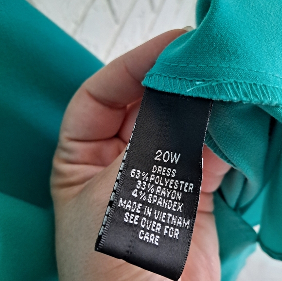 ALYX green sleeveless dress, 1X NWT - Picture 4 of 6